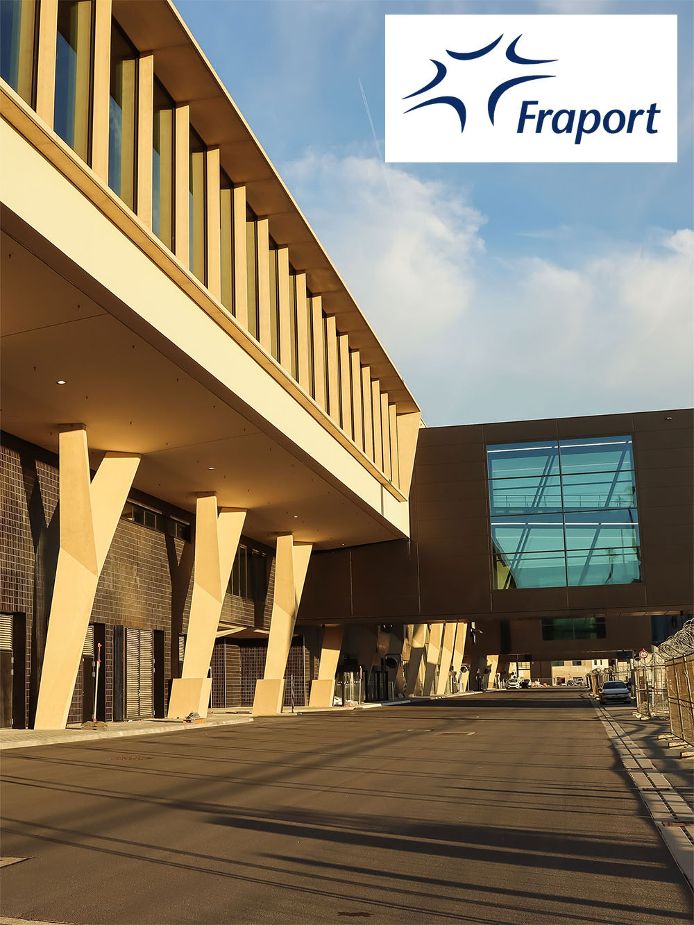 Y-Stützen in der Abendsonne