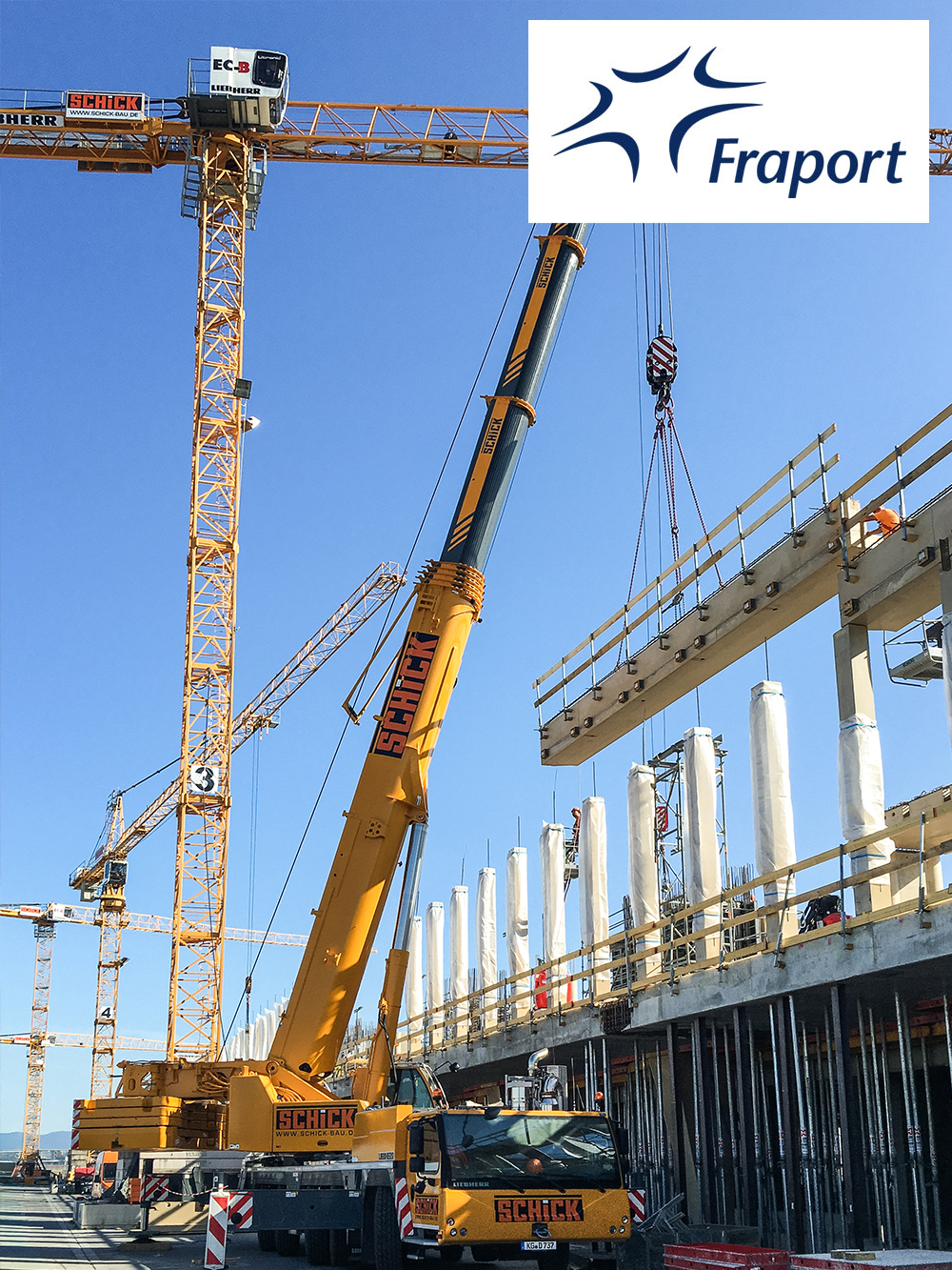 Kräne an Terminal 3